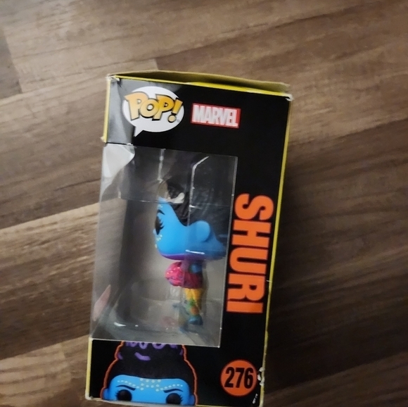 FUNKO Pop! Marvel Black Panther Shuri #276 Target Black Light Rare Vinyl Figure. - Picture 5 of 8